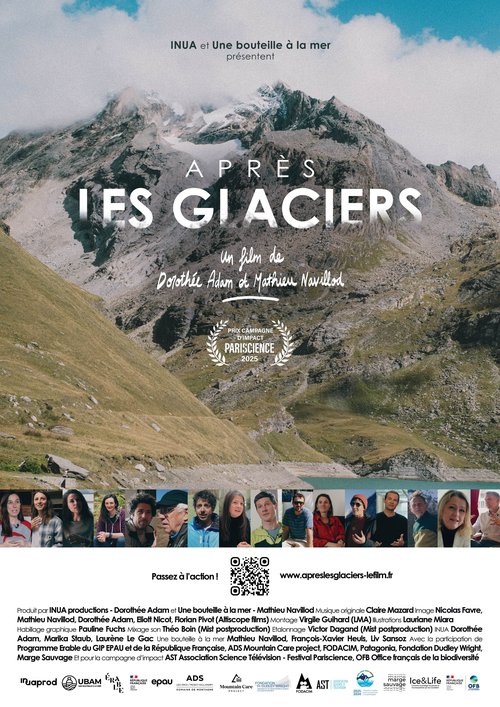 Poster for the documentary Après les Glaciers