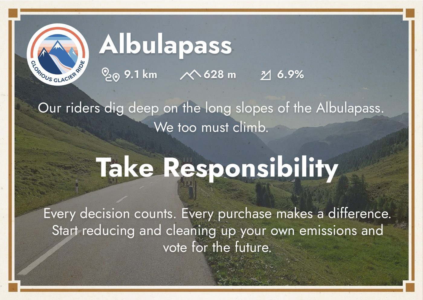 Albulapass — Take Responsibility