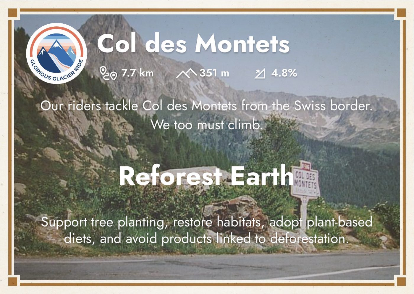 Col des Montets — Reforest Earth